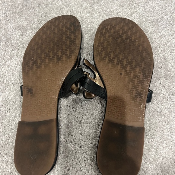 Sam Edelman Black Leather Sandals - Picture 2 of 6